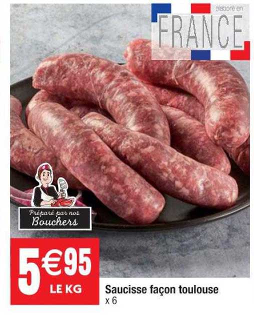 saucisse façon toulouse