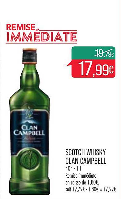 scotch whisky clan campbell