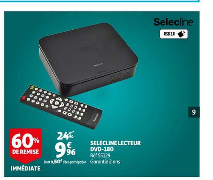 selecline lecteur dvd-180