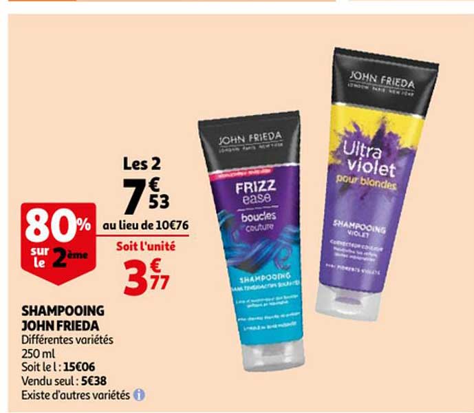 shampooing john frieda