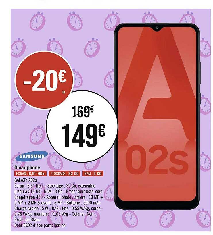 Smartphone Galaxy A02s Samsung