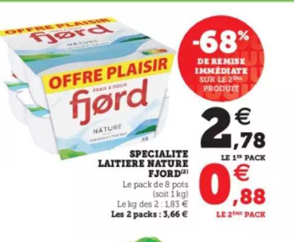 Spécialité Laitière Nature Fjorg