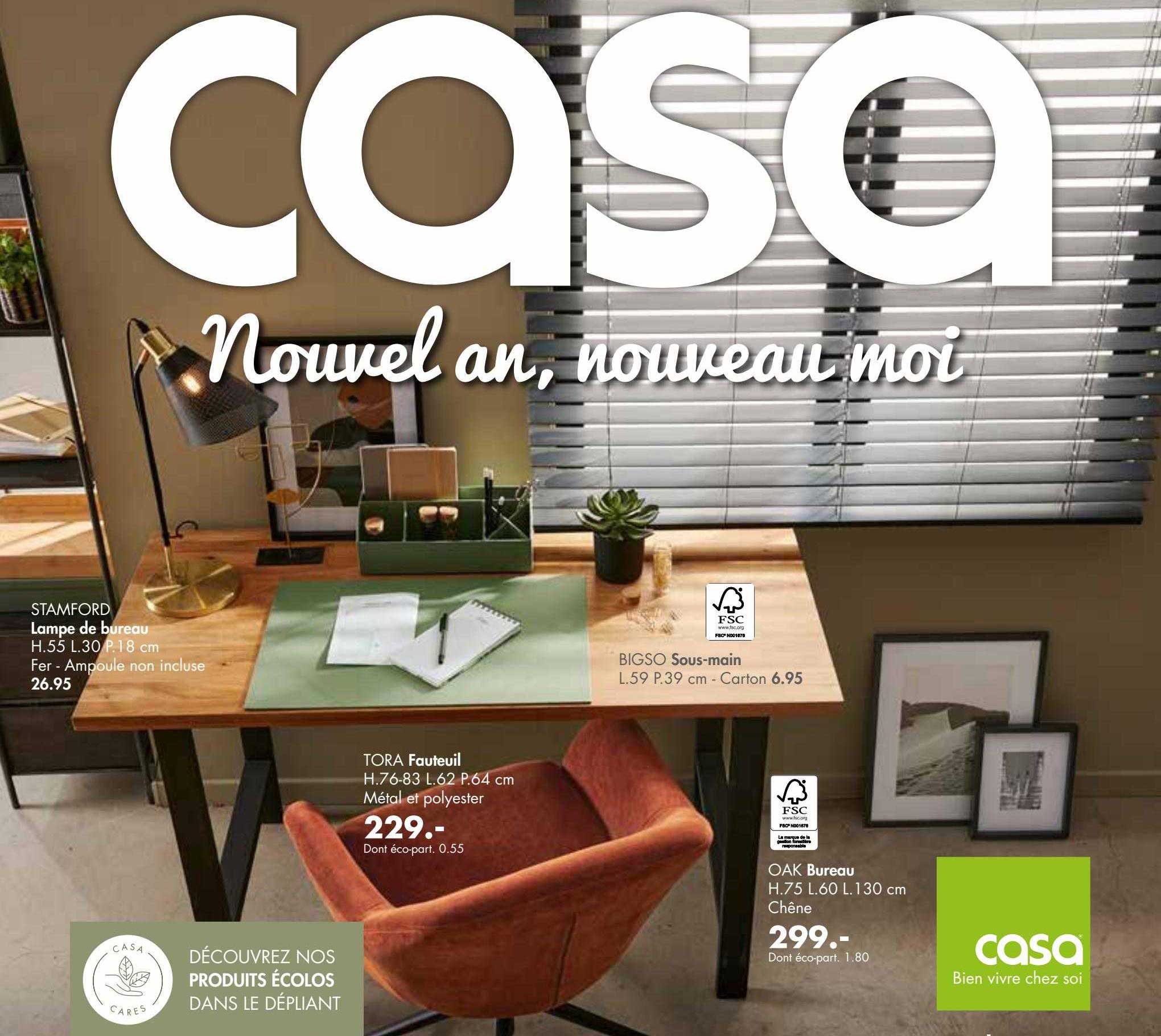 Stawford Lampe De Bureau, Tora Fauteuil, Bigso Sous-main, Oak Bureau