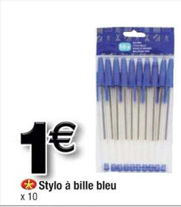 Stylo à Bille Bleu