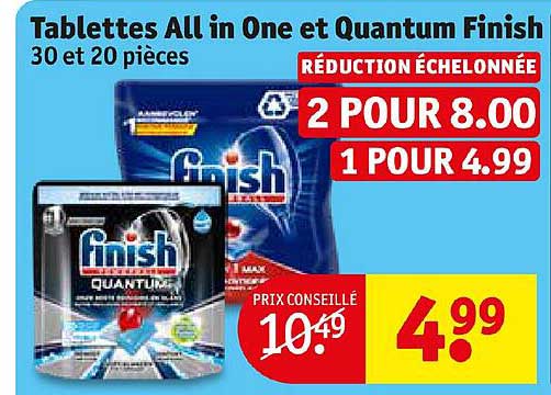 tablettes all in one et quantum finish