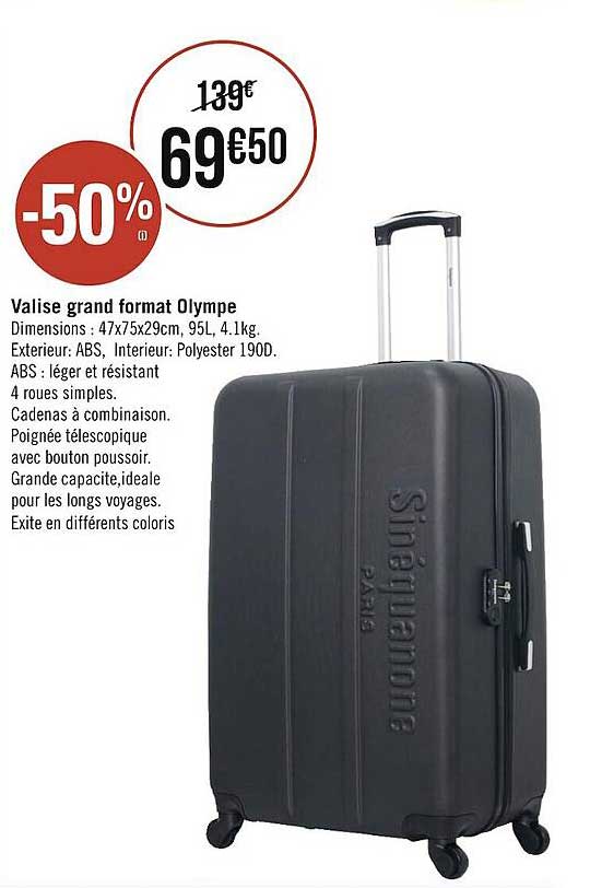 valise grand format olympe