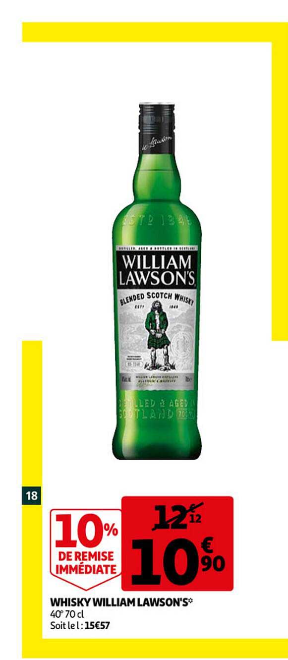 whisky william lawson's