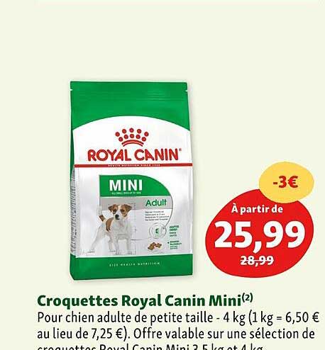 croquettes royal canin mini