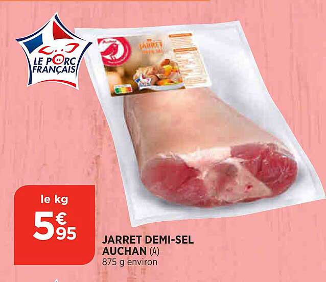 jarret demi-sel auchan