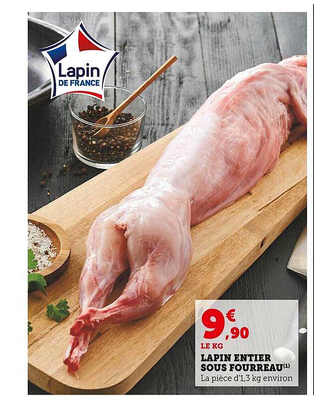 lapin entier sous fourreau