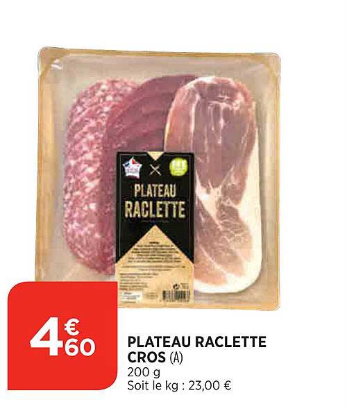 plateau raclette cros