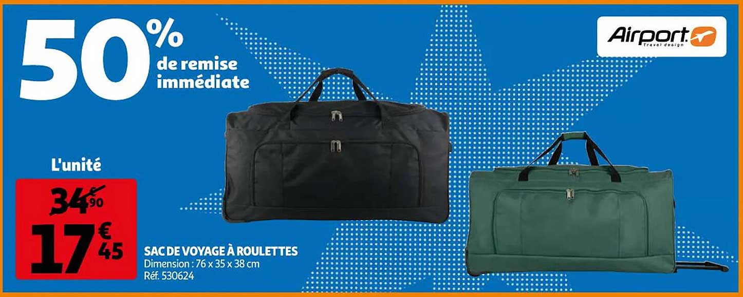 sac de voyage à roulettes airport