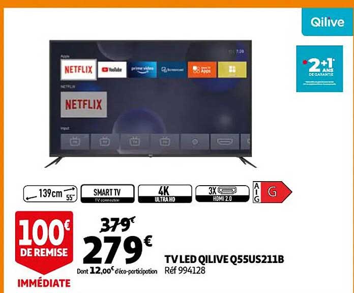 Tv Led Qilive Q55us211b