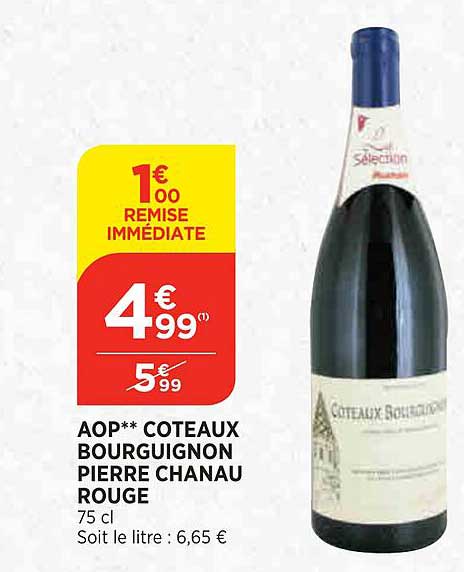 aop côteaux bourguignon pierre chanau rouge