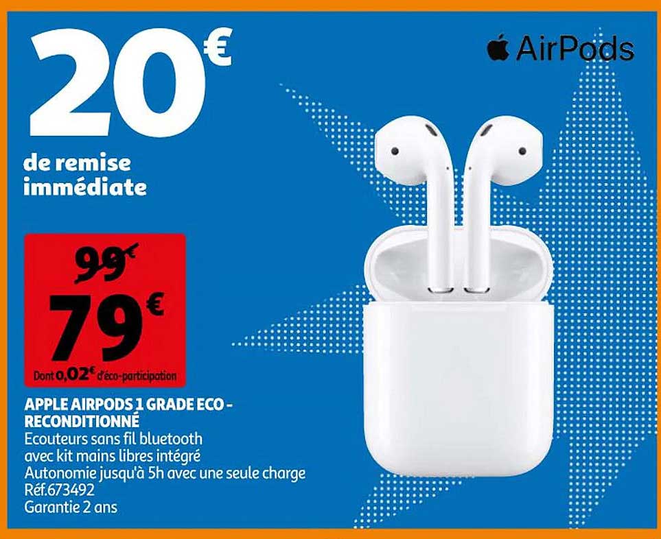 apple airpods 1 grade eco-reconditionné