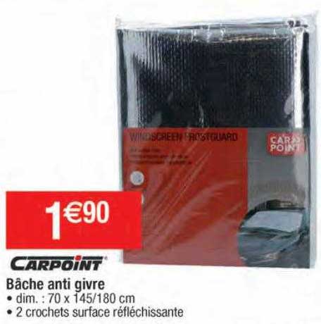 bâche anti givre carpoint