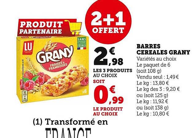 barres céréales grany