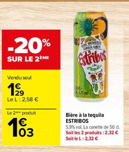 Bière à La Tequila Estribos