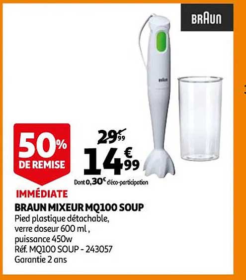 braun mixeur mq100 soup