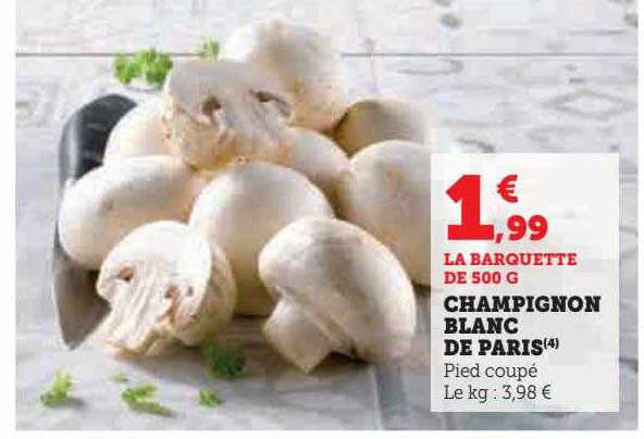Champignon Blanc De Paris