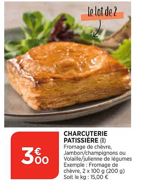 charcuterie pâtissière