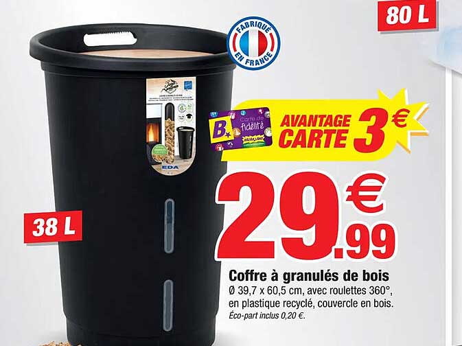 Coffre à Granulés De Bois