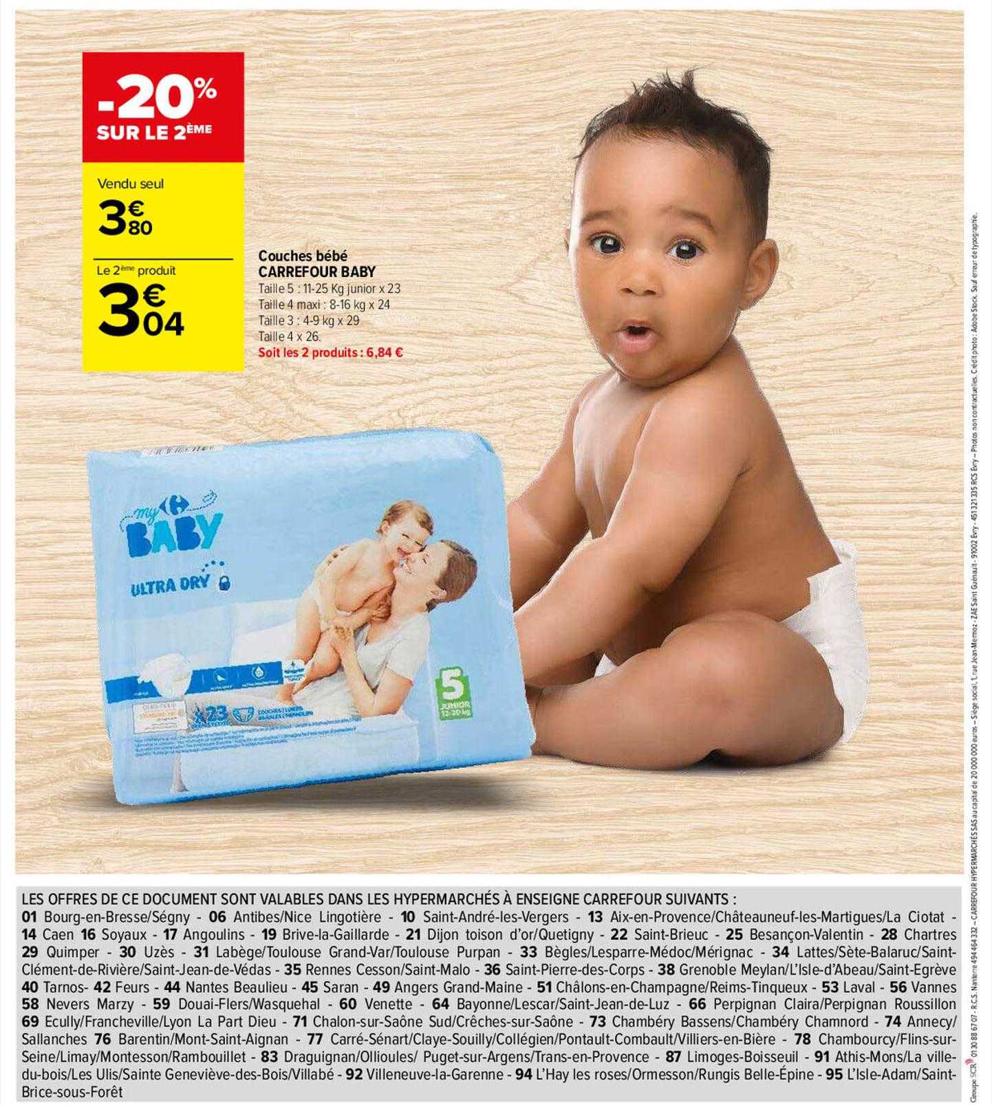 Couches Bébé Carrefour Baby