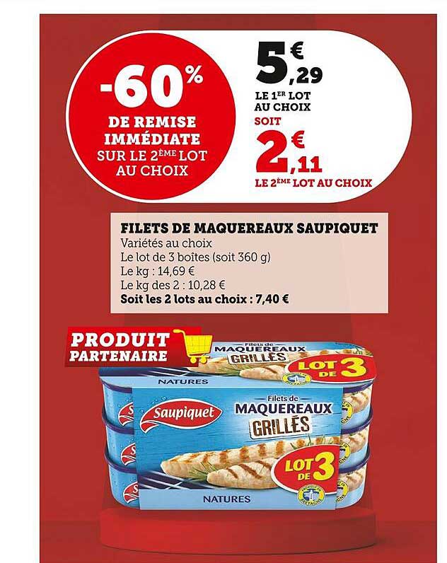 Filets De Maquereaux Saupiquet