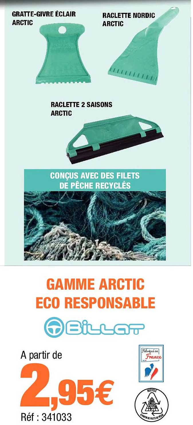 gamme arctic eco responsable billat