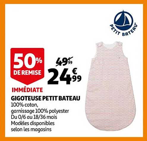 gigoteuse petit bateau