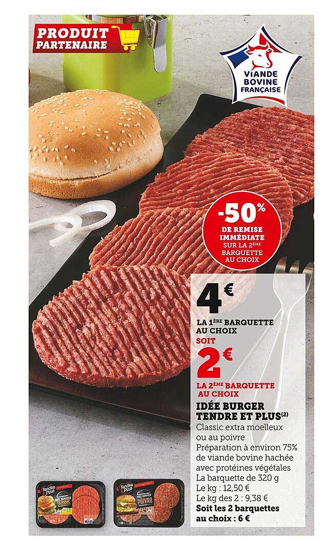 idée burger tendre et plus