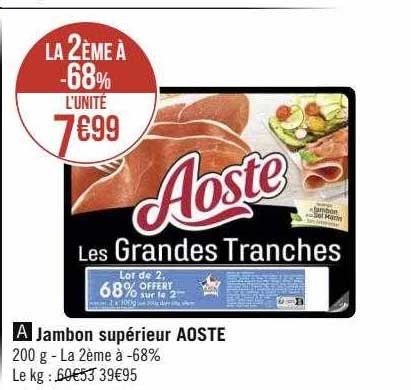 Jambon Supérieur Aoste