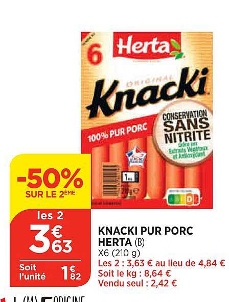 Knacki Pur Porc Herta