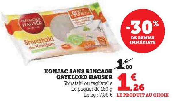 konjac sans rinçage gayelord hauser