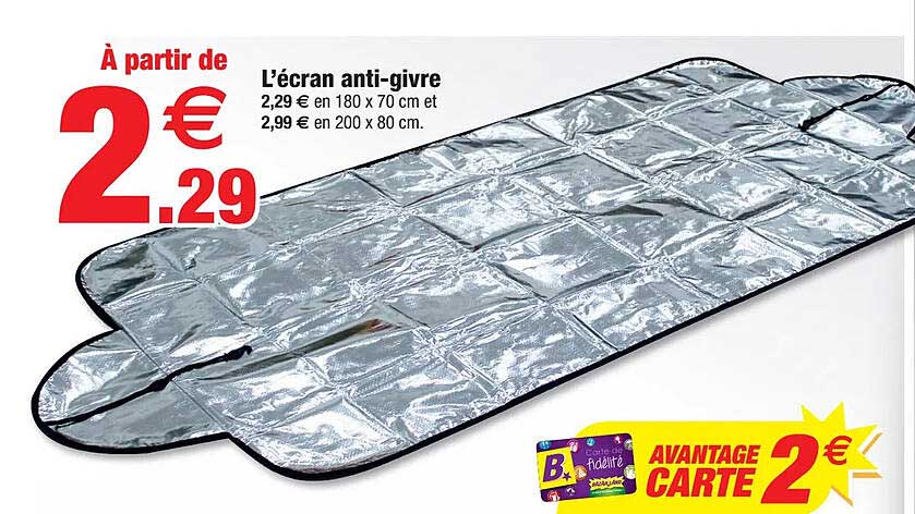 l'écran anti-givre
