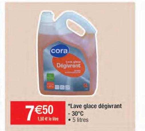 lave glace dégivrant cora