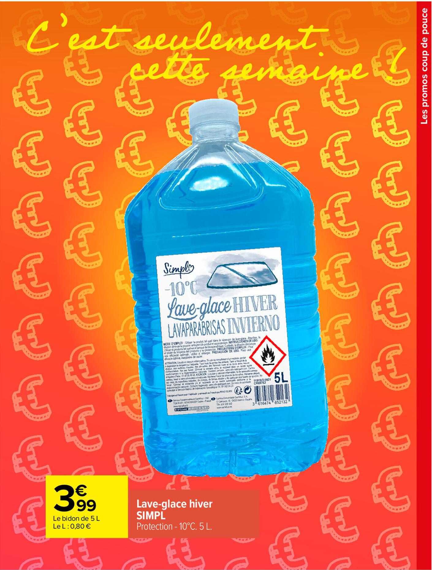 lave-glace hiver simpl