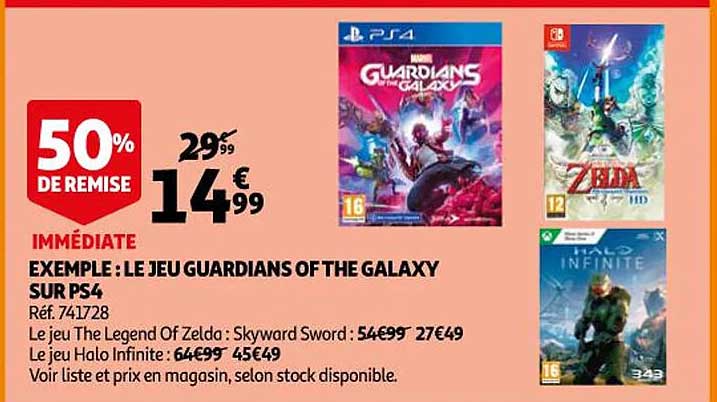 Le Jeu Guardians Of The Galaxy Sur Ps4