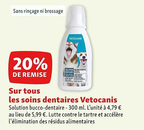 les soins dentaires vetocanis