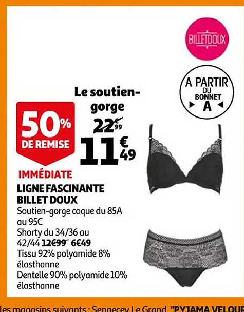 ligne fascinante billet doux