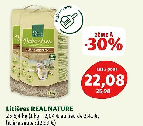 litières real nature