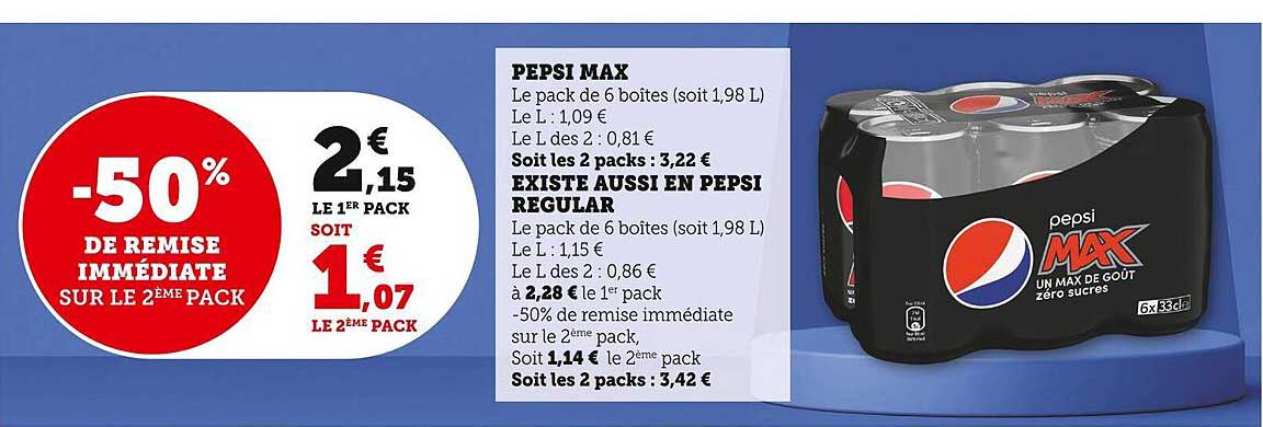 pepsi max existe aussi en pepsi regular
