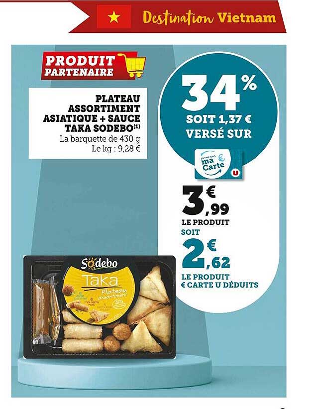 Plateau Assortiment Asiatique + Sauce Taka Sodebo