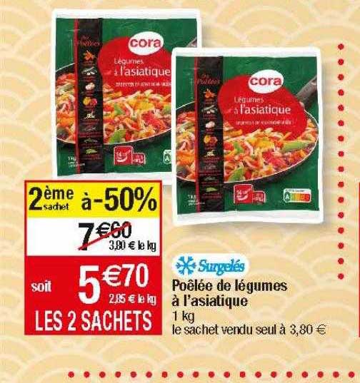 poêlée de légumes à l'asiatique cora