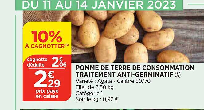 Pomme De Terre De Consommation Traitement Anti-germinatif
