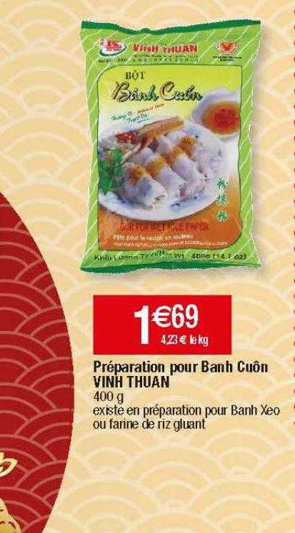 préparation pour banh cuôn vinh thuan