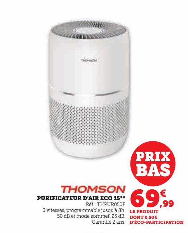 purificateur d'air eco 15 thomson