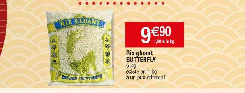 riz gluant butterfly