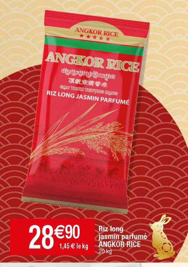 riz long jasmin parfumé angkor rice