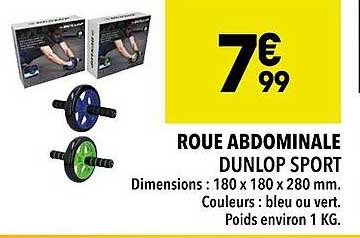 roue abdominale dunlop sport